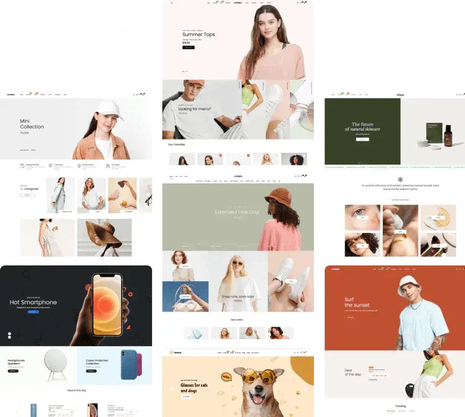 eCommerce website design
