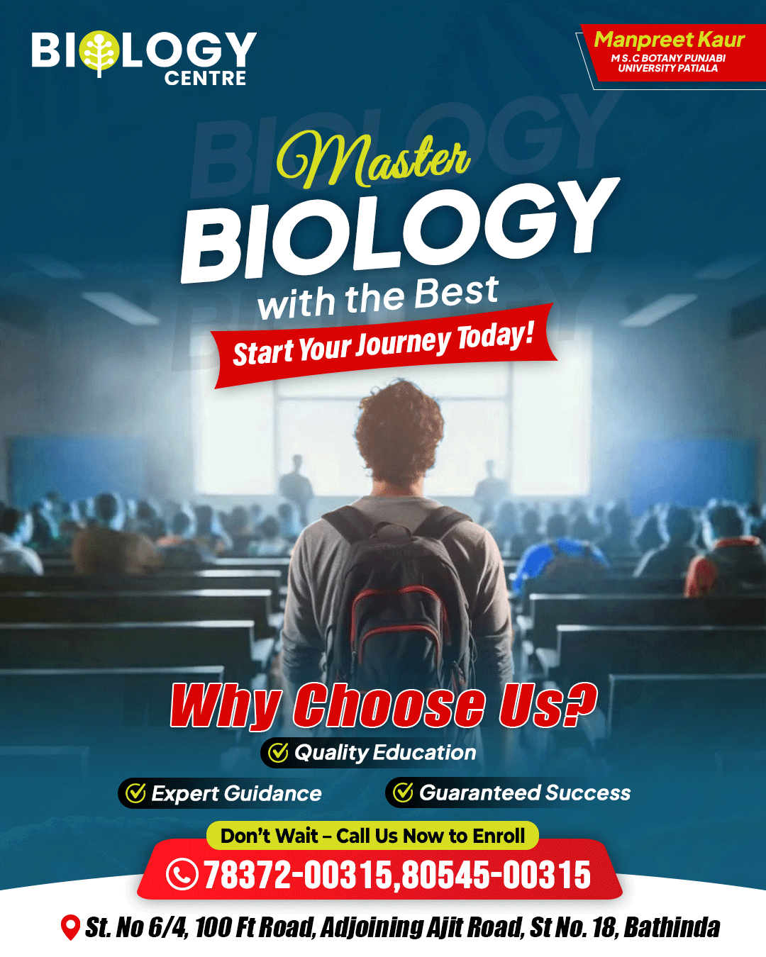 biology social media post