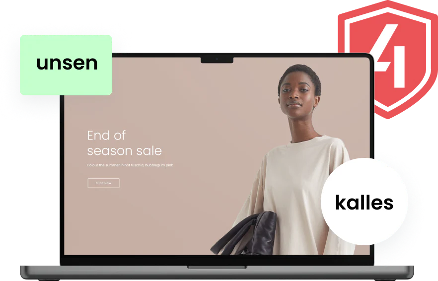 Landing page design